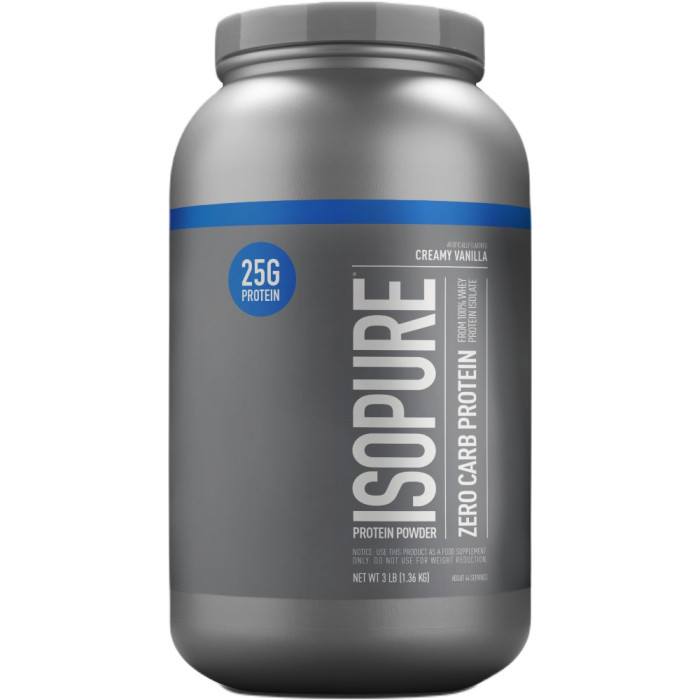 Isopure Zero Carb Protein 100% Whey Isolate – Creamy Vainilla